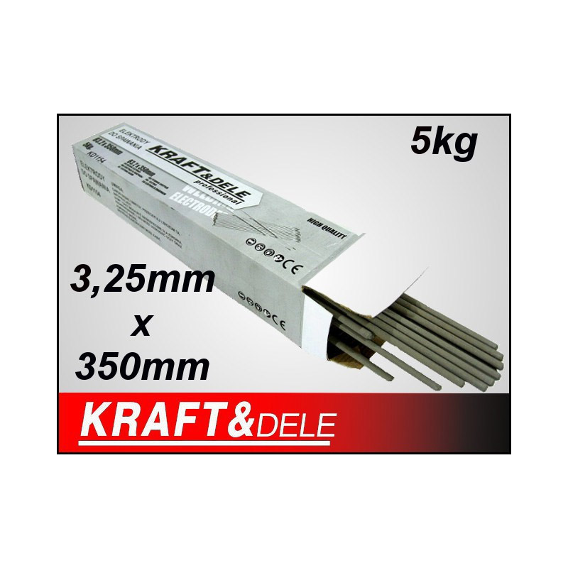 Ηλεκτρόδια Συγκόλλησης Τιτανίου 3.2 x 350 mm 5 Kg Kraft&Dele KD-1154