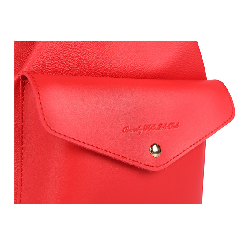 Γυναικεία Τσάντα Ώμου Χρώματος Κόκκινο Beverly Hills Polo Club 1101 668BHP0102