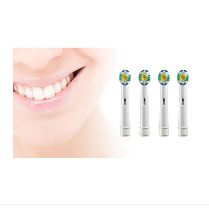 Συμβατά Ανταλλακτικά Βουρτσάκια για Οδοντόβουρτσες Oral-Β 3-D 4 τμχ Hoppline HOP1000277