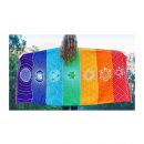 Ριχτάρι Ουράνιο Τόξο 150 x 70 cm Chakra Rainbow throw