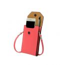 Τσάντα - Θήκη Κινητού Cross Body 4.5 x 6.5 x 1 cm Χρώματος Ροζ SPM PhonePurse-Pink