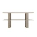Ξύλινο Τραπέζι Σαλονιού 120 x 55 x 60 cm Χρώματος Καφέ Ανοιχτό SPM Kira JAN-KIRAOAK
