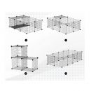 Πολυμορφικό Κλουβί - Πάρκο Εκπαίδευσης Κατοικίδιου 105 x 70 x 35 cm PawHut D51-256