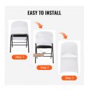 Σετ Ελαστικά Καλύμματα για Πτυσσόμενες Καρέκλες Δεξιώσεων 30 τμχ VEVOR ZYTBS162031CMKCHDV0