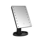 Επιτραπέζιος Καθρέπτης με Led Φωτισμό και Κουμπί Αφής SPM L16-Black