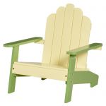 Καρέκλα Outsunny για Παιδιά Adirondack σε πράσινο ξύλο πεύκου