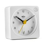 Αναλογικό Επιτραπέζιο Ρολόι - Ξυπνητήρι Ταξιδιού Χρώματος Λευκό Braun BC02XW 78945