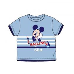 Βρεφικό T-shirt Χρώματος Μπλε Mickey Disney AQE0277