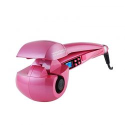 Αυτόματη Ηλεκτρική Συσκευή για Μπούκλες Χρώματος Ροζ Hoppline HOP1000854-2