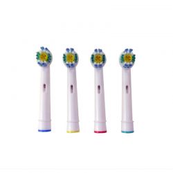 Συμβατά Ανταλλακτικά Βουρτσάκια για Οδοντόβουρτσες Oral-Β 3-D 4 τμχ Hoppline HOP1000277