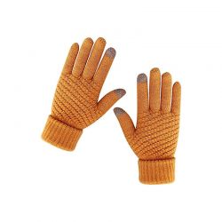 Πλεκτά Γάντια για Οθόνη Αφής Χρώματος Πορτοκαλί SPM DB7170