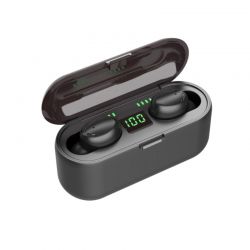 Ασύρματα Ακουστικά Bluetooth με Βάση Φόρτισης TWS SPM F9-5c