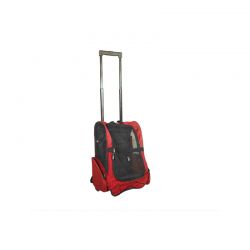 Σακίδιο Πλάτης - Τρόλεϊ για Μεταφορά Κατοικίδιων 31.5 x 45 x 106 cm Χρώματος Κόκκινο Hoppline HOP1001146-2