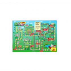 Παιδικό Χαλί με Μοτίβο Επιτραπέζιο Παιχνίδι 130 x 180 cm Hoppline HOP1001235-5