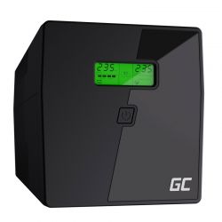 UPS με 2 Schuko Πρίζες και 3 IEC 2000 VA 1400 W Green Cell UPS09