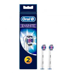 Ανταλλακτικά Βουρτσάκια 2 τμχ Oral-B 3D White EB18P-2W