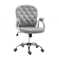 Καρέκλα Γραφείου 59.5 x 60.5 x 95-105 cm Χρώματος Γκρι Vinsetto 921-169