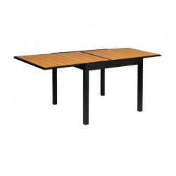 Επεκτεινόμενο Μεταλλικό Τραπέζι με Polywood Επιφάνεια 90 / 180 x 90 x 73 cm Inkazen 40042439