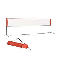 Πτυσσόμενο και Ρυθμιζόμενο Δίχτυ Τένις/Badminton με Τσάντα Μεταφοράς 510 x 102 x 107/120/155 cm HOMCOM A95-007