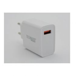 Φορτιστής Πρίζας Γρήγορης Φόρτισης USB TYPE-A 18 W Technaxx TX-197