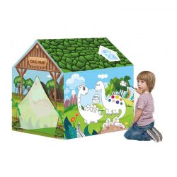 Παιδική Σκηνή Σπιτάκι Ζωγραφικής Δεινόσαυρος 70 x 95 x 104 cm Hoppline HOP1001412-2
