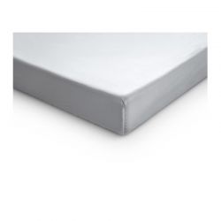 Υπέρδιπλο Σεντόνι από Βαμβακερό Σατέν με Λάστιχο 160 x 220 cm Χρώματος Λευκό Primaviera Deluxe 8720105610004