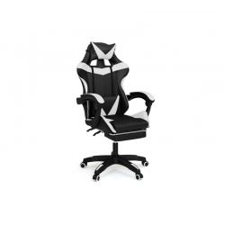 Καρέκλα Gaming με Υποπόδιο 63 x 62 x 114-124 cm Χρώματος Μαύρο Idomya 30078802