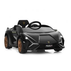 Ηλεκτρικό Παιδικό Αυτοκίνητο 12V με Τηλεχειριστήριο 2.4G 108 x 64 x 41 cm Χρώματος Μαύρο Costway TQ10069DE-DK