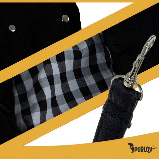 Purlov Τσάντα Μεταφοράς Κατοικιδίων με Ζώνη Ασφαλείας 26671