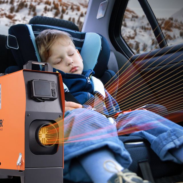 Αερόθερμο Diesel All-in-one 12V 8KW Bluetooth App LCD για Αυτοκίνητο σε Εσωτερικούς Χώρους VEVOR ZCJRQLS12V8KWCO9JV9