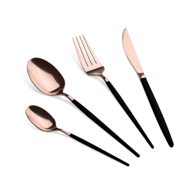 Berlinger Haus Σετ Μαχαιροπίρουνα 24 Τεμ από Ανοξείδωτο Ατσάλι, Black Rose Collection BH-3073