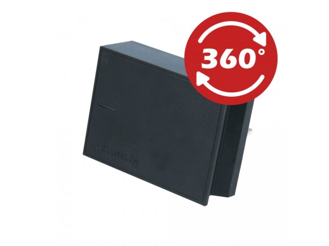 SWISSTEN Λεπτός Ταξιδιωτικός Φορτιστής, 3A, 2xUSB + Καλώδιο USB/USB-C Μαύρο 8595217463288