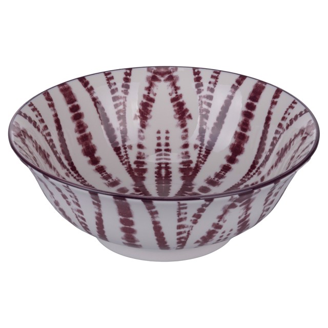 Villa DEste Σετ 6τμχ  Μεγάλο στρογγυλό μπολ 1200 ml από πορσελάνη The Purple 5923010