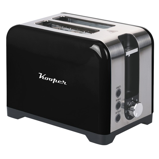 Kooper Ρετρό φρυγανιέρα με 2 θέσεις 780930W μαύρο Kooper 5919223