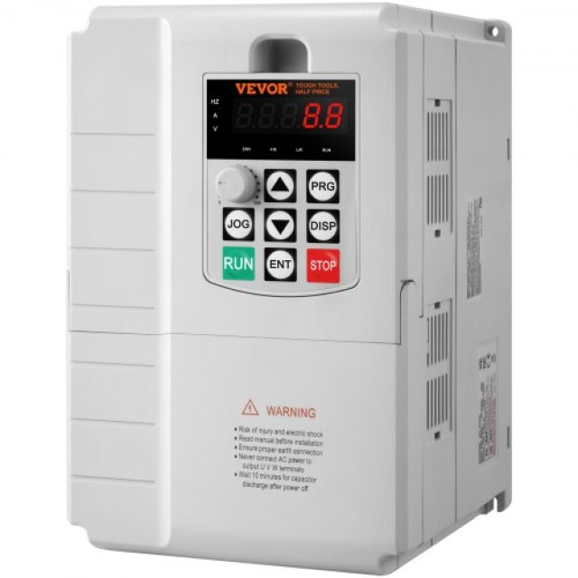 VEVOR Ευέλικτος Ρυθμιστής Ταχύτητας 3-Φάσεων 7.5KW 10HP BPDSQ10HP0005U6U2V7