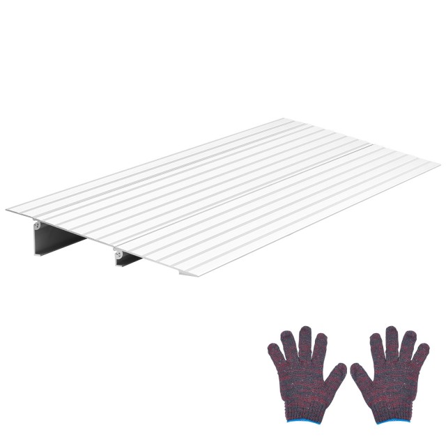 VEVOR Αλουμινένια Ράμπα Κατωφλίου, Ύψος 59mm, Φορτίο 363kg, Για Αναπηρικά Καροτσάκια & Ποδήλατα PJSMJLPD2YC8D43WD001V0