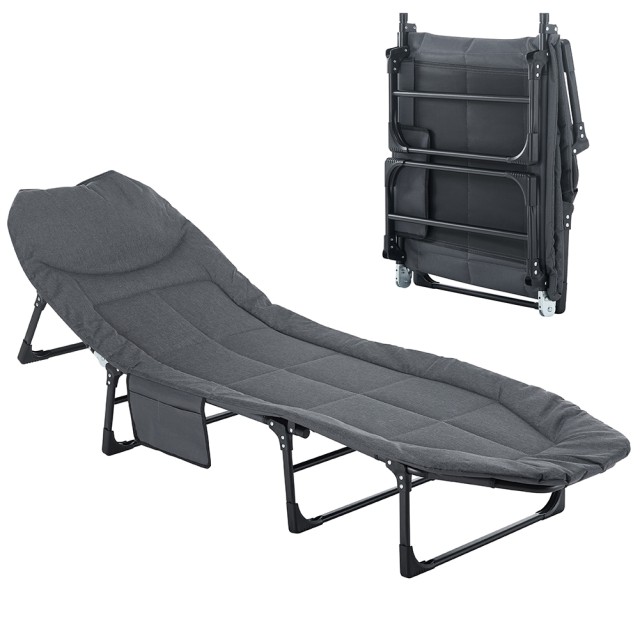 Shally Dogan Πτυσσόμενο κρεβάτι κάμπινγκ με πλαϊνή τσέπη εξοικονόμησης χώρου 02841617