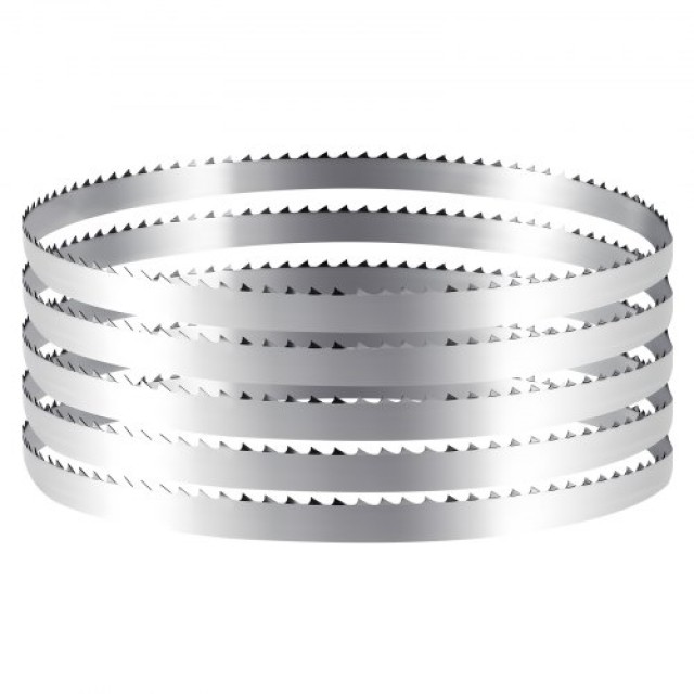 VEVOR Ταινία Πριονιού 1832mm, 4 Δόντια ανά Ίντσα, Ατσάλι SK5, 12.7mm Πλάτος, Ανταλλακτική για Ξυλουργικά Πριόνια JT1JT72INCH0G8X83001V0