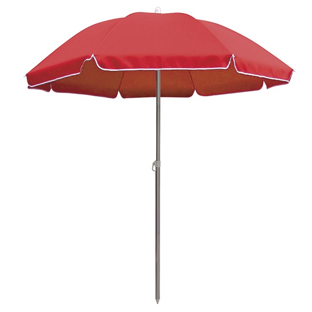 Galileo Ομπρελόνι παραλίας 2 μ από αλουμίνιο με 8 ενισχυμένες ακτίνες και ασφάλεια Soleil Est 2192722 Τυχαία Επιλογή Χρωμάτων