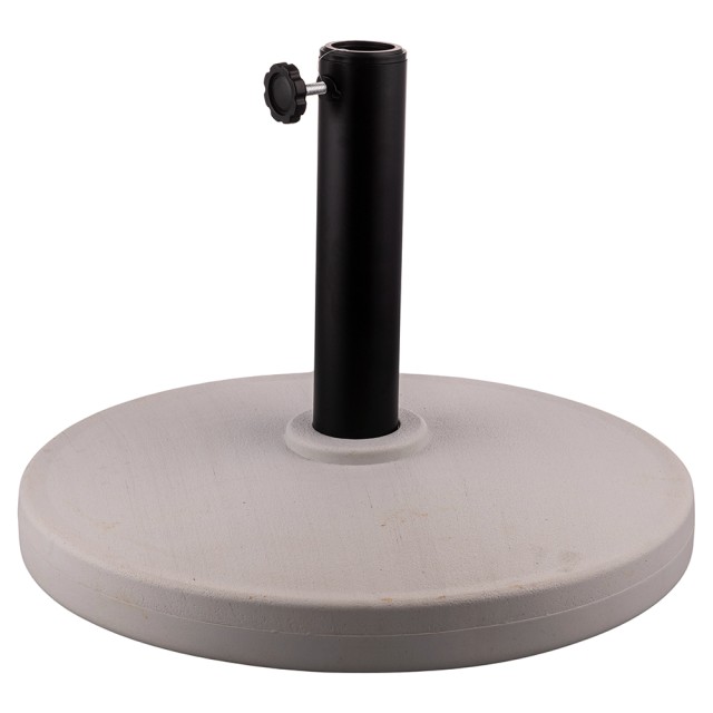 Galileo Βάση για ομπρέλα από σίδερο και τσιμέντο 16 κιλά λευκό Est 5910583
