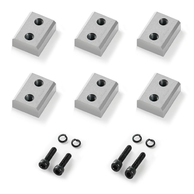VEVOR Ανταλλακτικές Λεπίδες Κοπής Ράβδου 28mm, 6 Τεμάχια, Διπλής Όψης, Από Χάλυβα Cr12MoV, 36 x 28 x 15 mm GJQDJDP13D28US5UL001V0