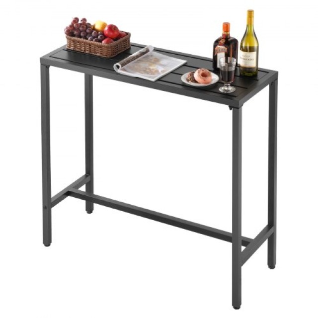 VEVOR Εξωτερικό Τραπέζι Μπαρ 100 x 37.5 cm, Αδιάβροχο & Μεταλλικό ZFLTJBZFX394N83PQ001V0