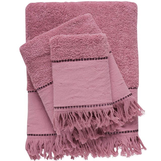 DAS HOME Set Πετσέτες 3 Τεμαχίων Daily 0699 Λιλά 530708000699