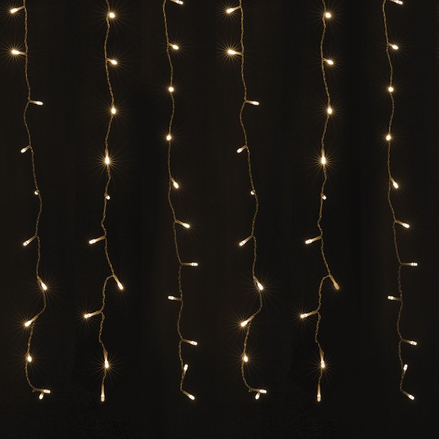 Kooper Τέντα 204 LED θερμού λευκού 17 κλωστές 8 παιχνίδια φωτός εξωτερική χρήση Santas House by Kooper 5906367