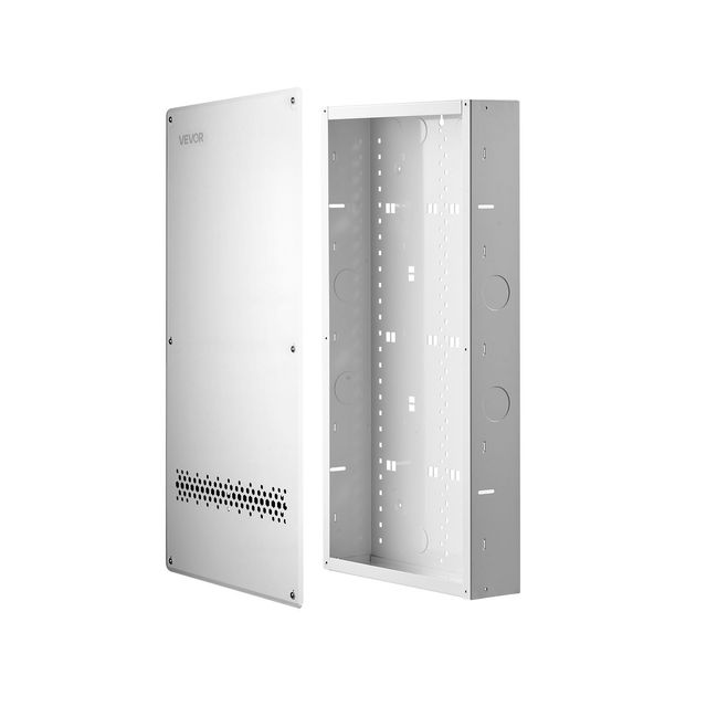 VEVOR Εντοιχιζόμενο Κουτί Δικτύου 28″ από Χάλυβα με Βιδωτό Καπάκι και Οπές Διέλευσης Καλωδίων JGHMTWQBQJ28IKK48001V0