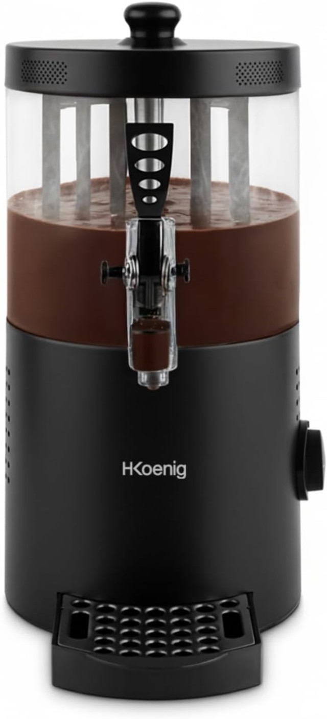 H.Koenig  Διανομέας Ζεστής Σοκολάτας H.Koenig SHK802 1200W με Αφαιρούμενο Δοχείο 3L & Ρύθμιση Θερμοκρασίας SHK802