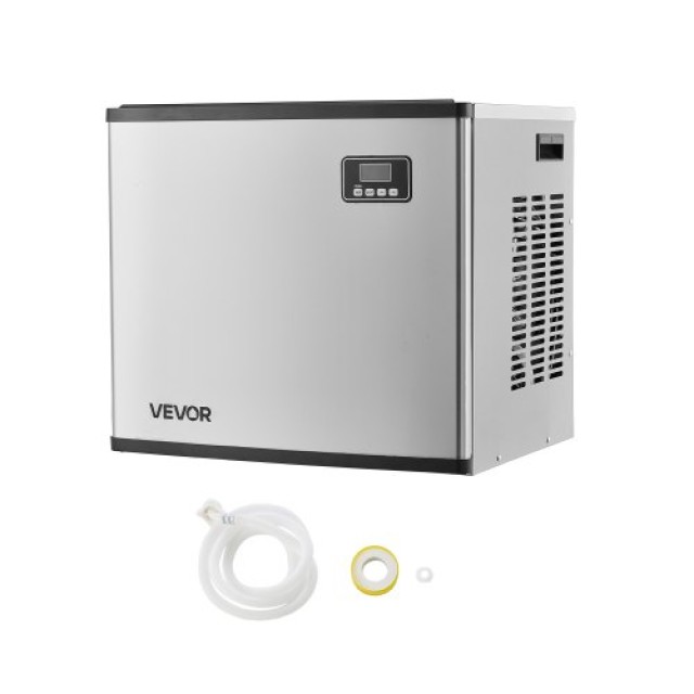 VEVOR Εμπορική Παγομηχανή 400LBS/24Ω με Κάδο Αποθήκευσης 300LBS - Αυτόματος Αυτοκαθαρισμός ZHSKU00000000000184