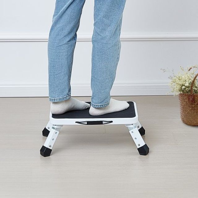 VEVOR Σκαλοπάτι Αναδιπλούμενο 1 Βήματος 150KG, Ρυθμιζόμενο Ύψος, Αντιολισθητικό για Ενήλικες και Παιδιά JYTDGYBWFSKZJ2NKYV0