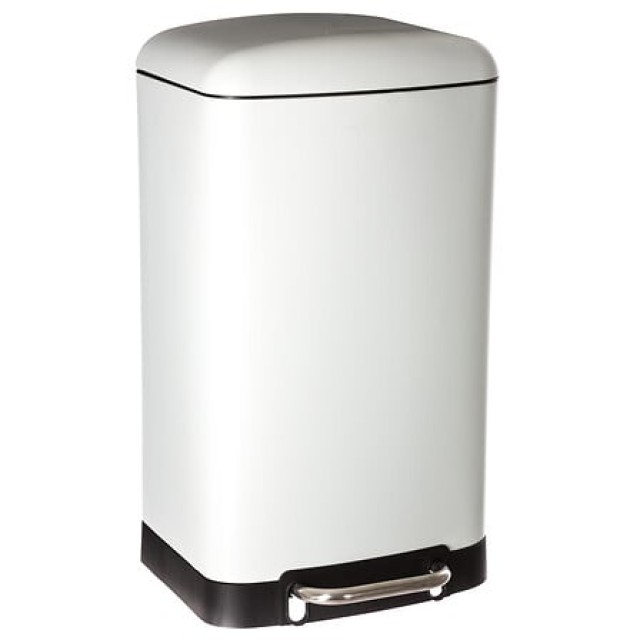 Κάδος Απορριμμάτων με Πεντάλ Ariane 30L 34 x 30,5 x 61cm Λευκό 133680 5Five Simply Smart