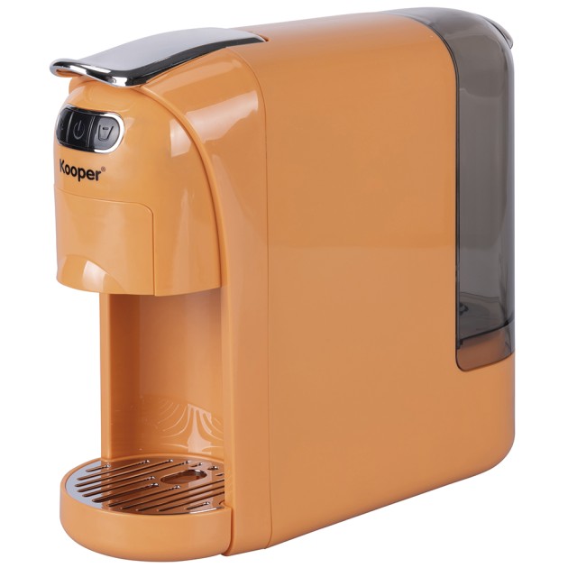 Kooper Μηχανή καφέ εσπρέσο 3 σε 1 για κάψουλες, ταμπλέτες και αλεσμένο καφέ 1400W πορτοκαλί Kooper 5920939